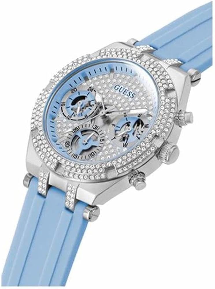 GUESS Ladies Watch with Blue Dial and Blue Strap GW0407L1