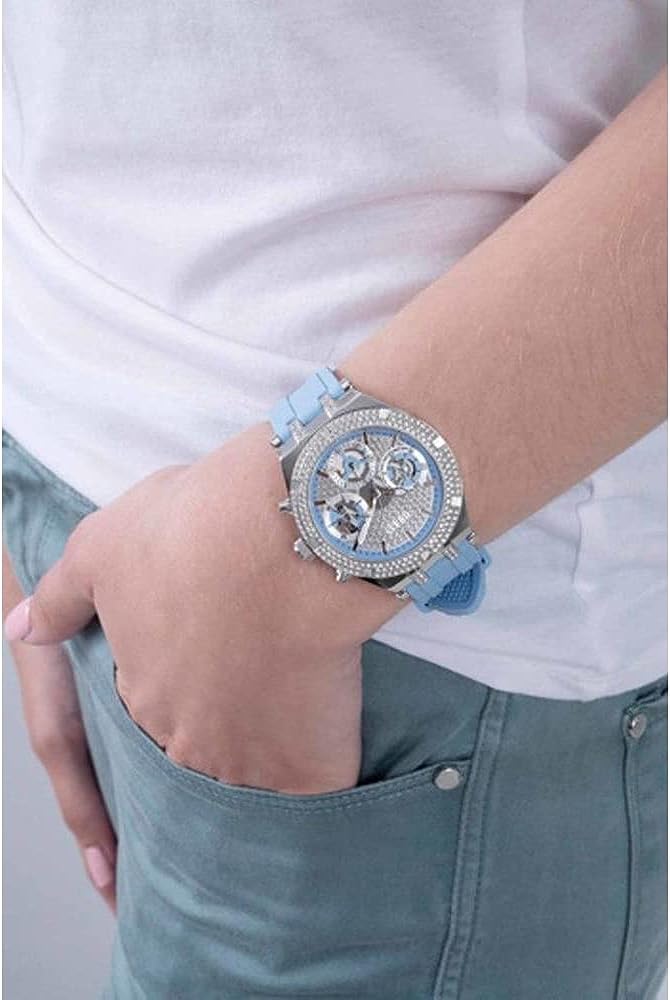 GUESS Ladies Watch with Blue Dial and Blue Strap GW0407L1