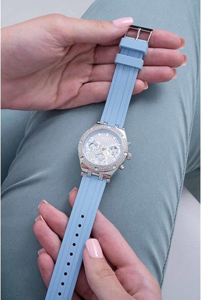 GUESS Ladies Watch with Blue Dial and Blue Strap GW0407L1
