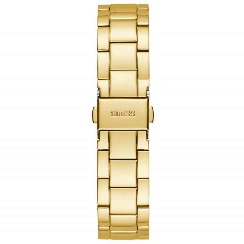 GUESS Ladies Watch with White Dial and Gold Bracelet GW0410L2