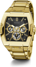 Guess Men's Watch with Black Dial and Gold Dial GW0456G1