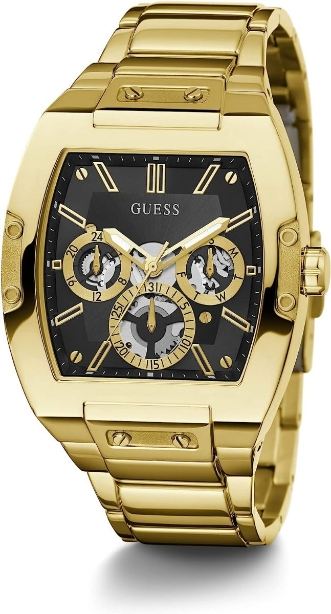 Guess Men's Watch with Black Dial and Gold Dial GW0456G1