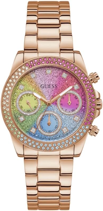 GUESS Ladies Watch with Rose Gold Bracelet GW0483L3