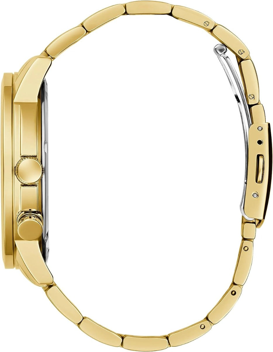 Guess Mens Watch with Gold Dial and Gold Bracelet GW0490G2