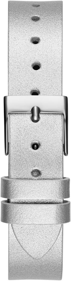 Guess Ladies Watch with Silver Leather Strap GW0535L3
