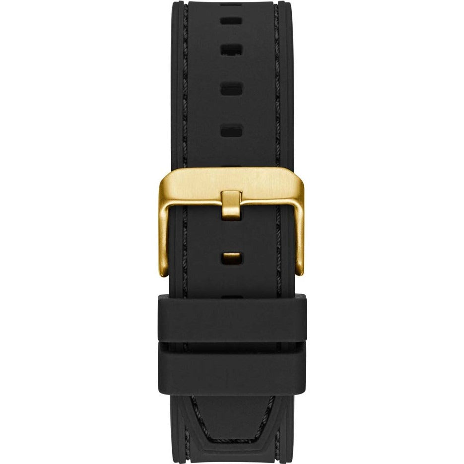 Guess Headline Men's Watch with Green Dial and Black Silicone Strap GW0571G3