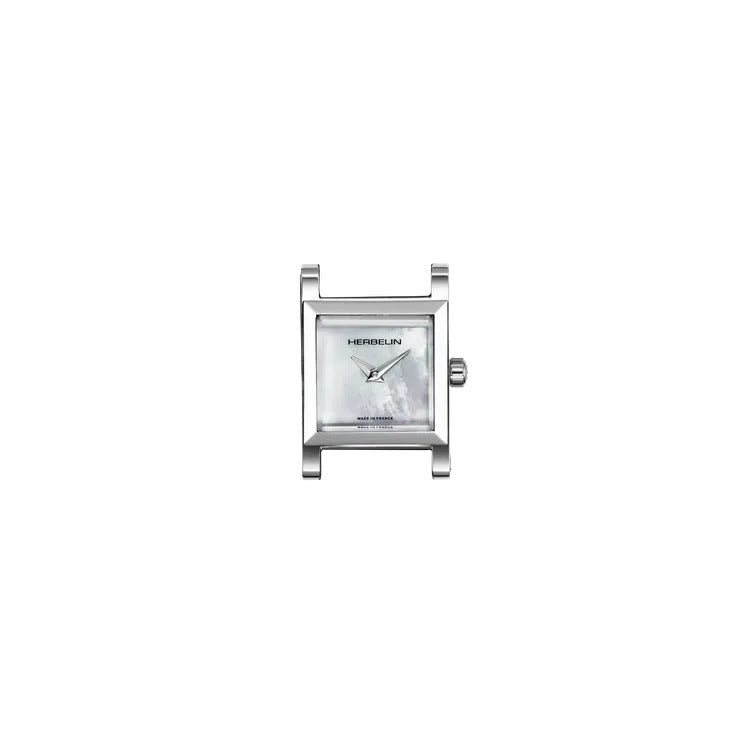 Pen Orolog Merched Herbelin Antares gyda Deial Mam-o-Berl a Dim Strap H17144AP09