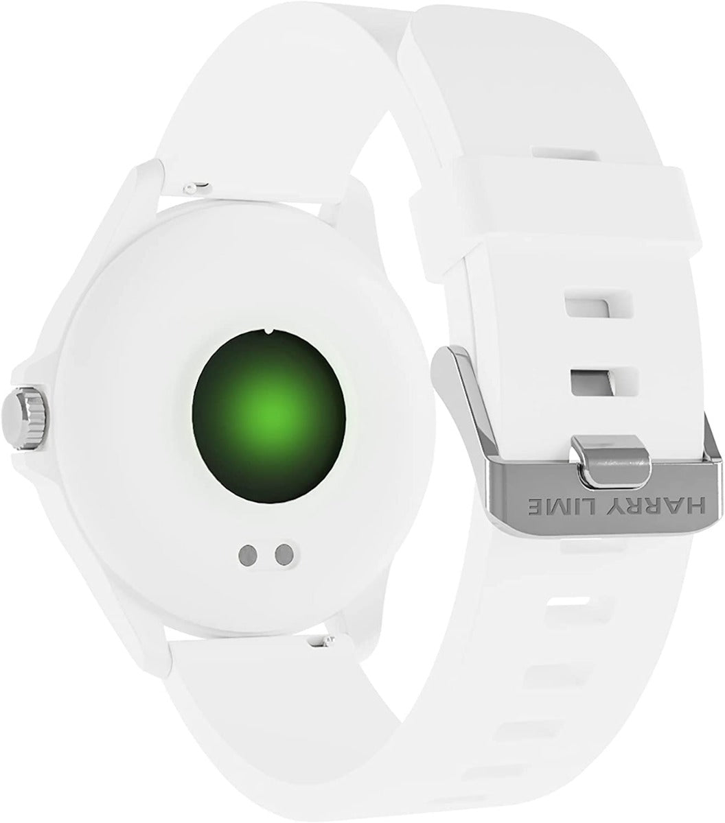 Harry Lime Smart Watch with Interchangeable Dial and White Silicone Strap HA07-2000