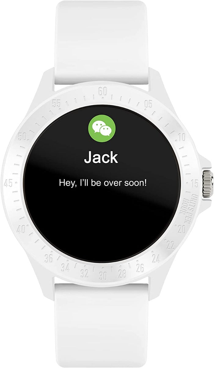 Harry Lime Smart Watch with Interchangeable Dial and White Silicone Strap HA07-2000