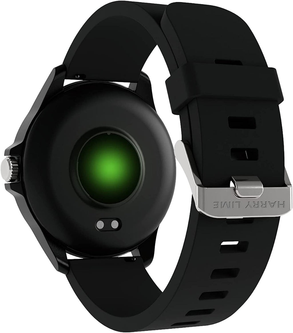 Harry Lime Smart Watch with Interchangeable Dial and Black Silicone Strap HA07-2001
