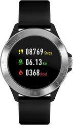 Harry Lime Smart Watch with Interchangeable Dial and Black Silicone Strap HA07-2001