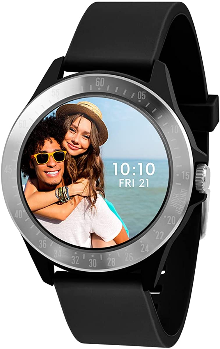 Harry Lime Smart Watch with Interchangeable Dial and Black Silicone Strap HA07-2001