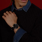 HUGO Mens Watch with Black Dial and Black Strap 1530366