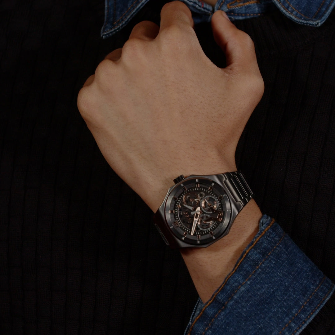 Hugo Mens Watch with Grey Dial and Grey Strap 1530378