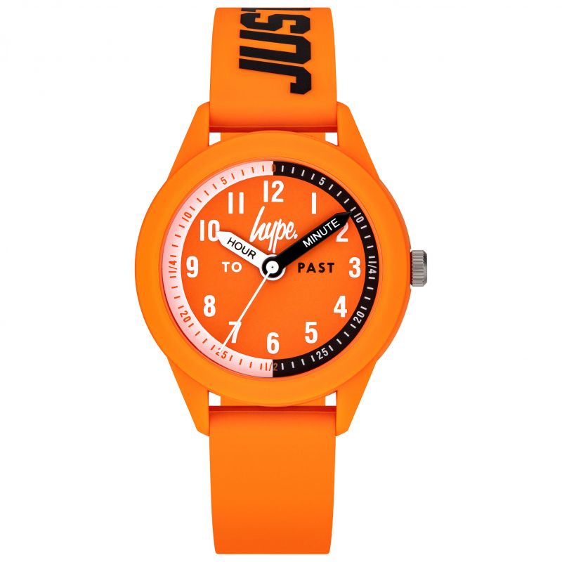 Hype Kids Watch gyda Deial Oren a Strap Silicôn Oren HYK001O