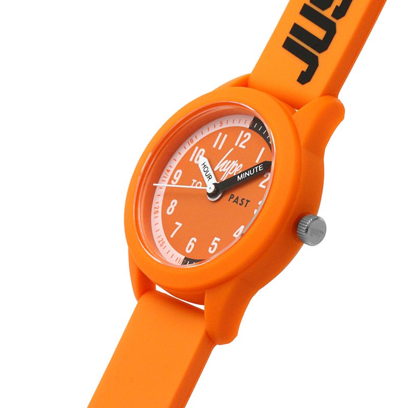 Hype Kids Watch gyda Deial Oren a Strap Silicôn Oren HYK001O