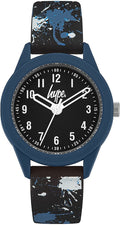 Hype Kids Paint Splatter design Silicone Strap Watch HYK006UB