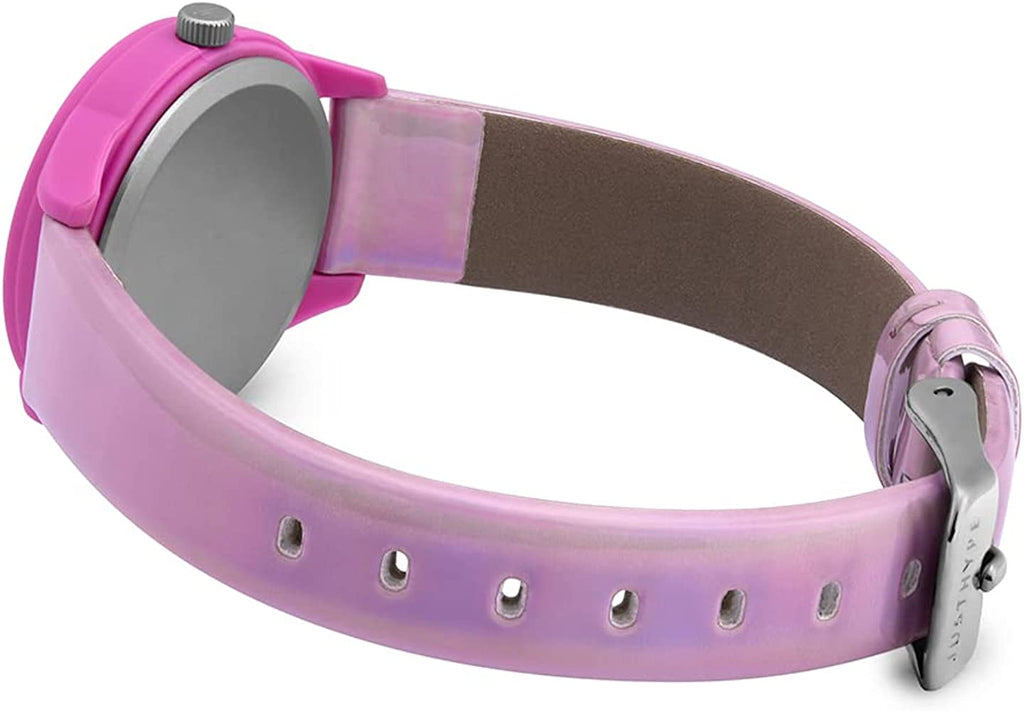 Hype Girls Watch with Pink Dial and Pink Silicone Strap HYK016P