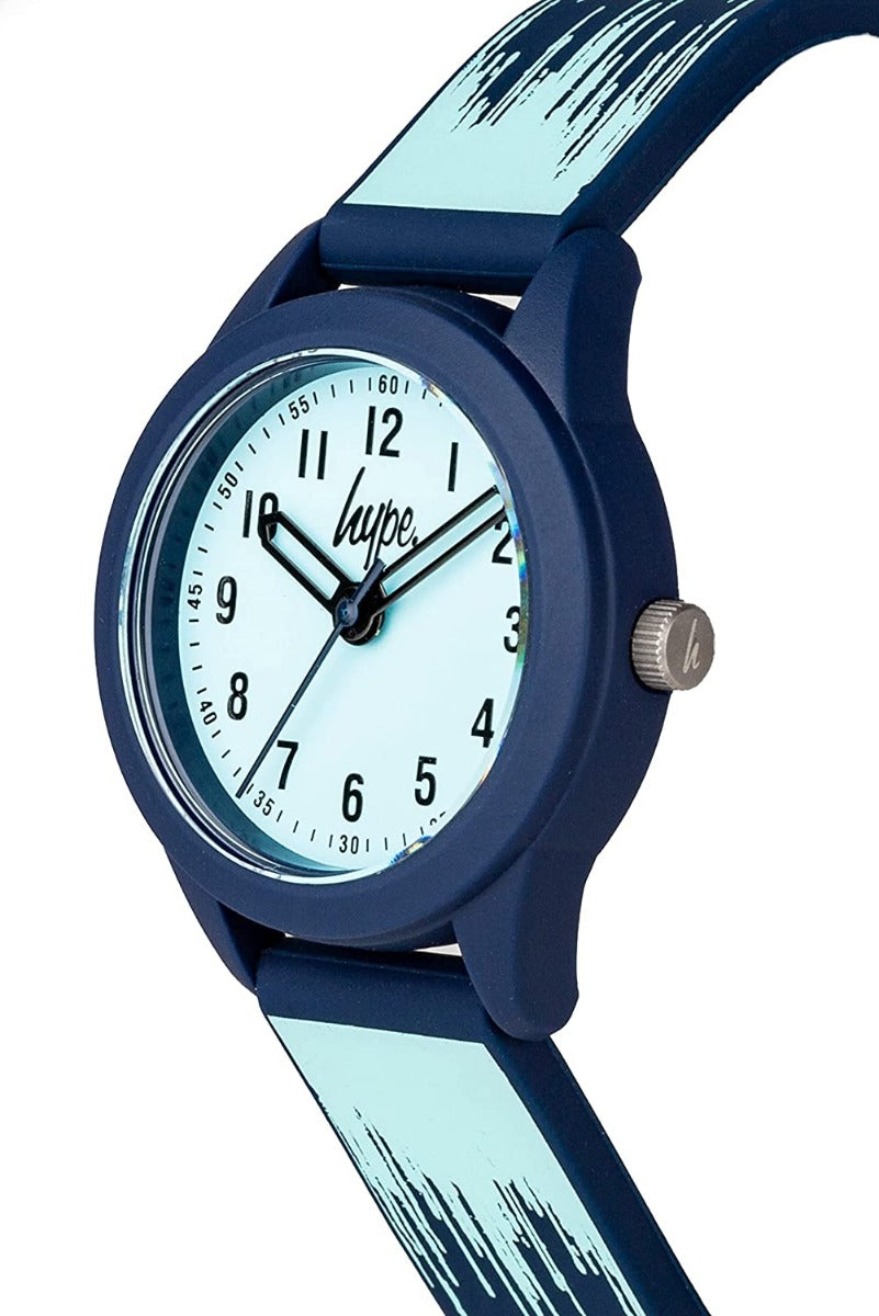 Hype Kids Watch with Blue Dial and Blue Silicone Strap HYK019U