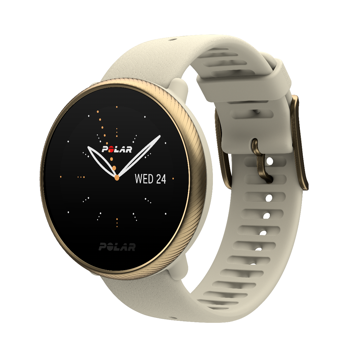 Polar Ignite 2 Fitness Watch with GPS Champagne/Gold S-L 90085185