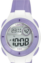 Lorus Kids Digital Watch with Purple Resin Strap R2347PX9