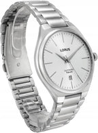 Lorus Mens Classic Watch with Silver Dial and Silver Bracelet RS949DX9