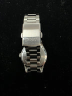 Lorus Men Automatic Watch with Khaki Dial and Silver Strap RL407BX9