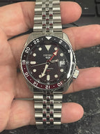 Seiko 5 Sports Black Grape GMT SKX Re-interpretation Mens Watch SSK001K1