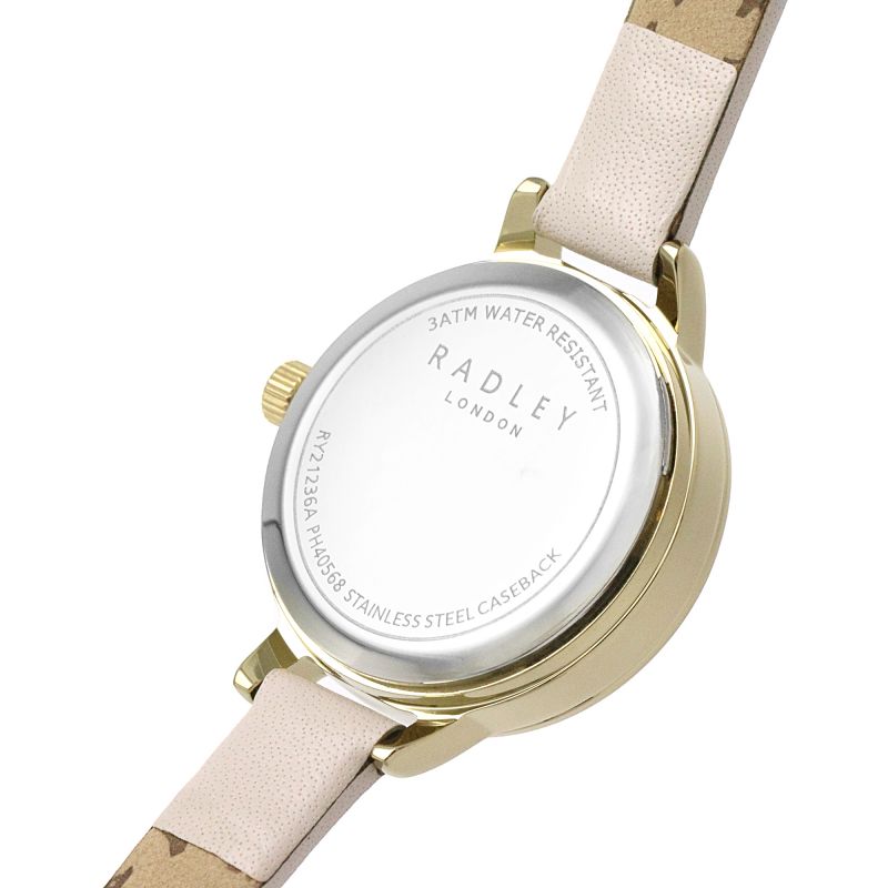 Ladies Radley Watch with Nude Floral Dial and Nude Leather Strap RY21236A