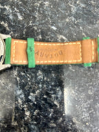 Rotary Mens Pilot Watch with Green Dial and Green Canvas Strap GS00473/56