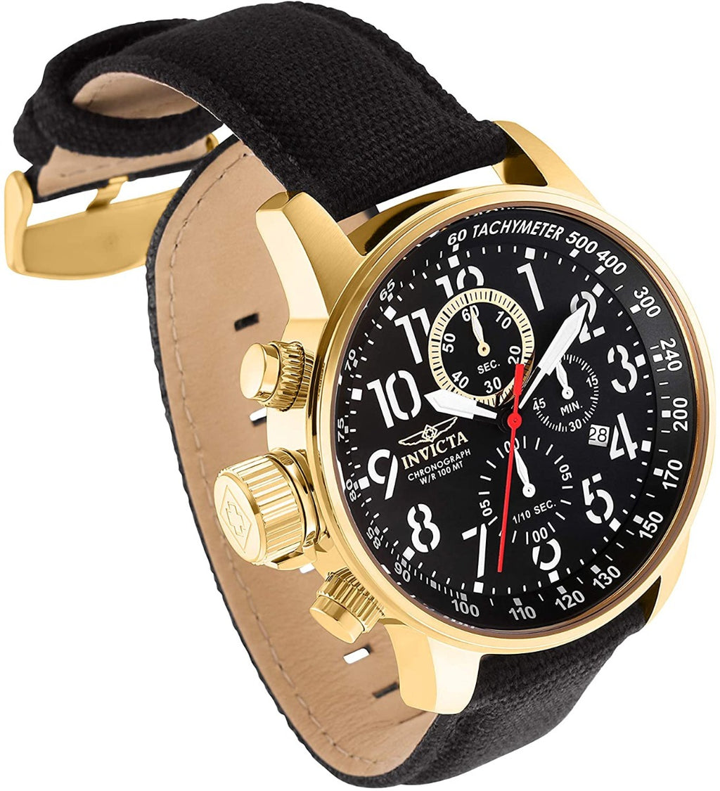 Invicta I-Force 1515 Men's Watch with Black Dial and Black Strap
