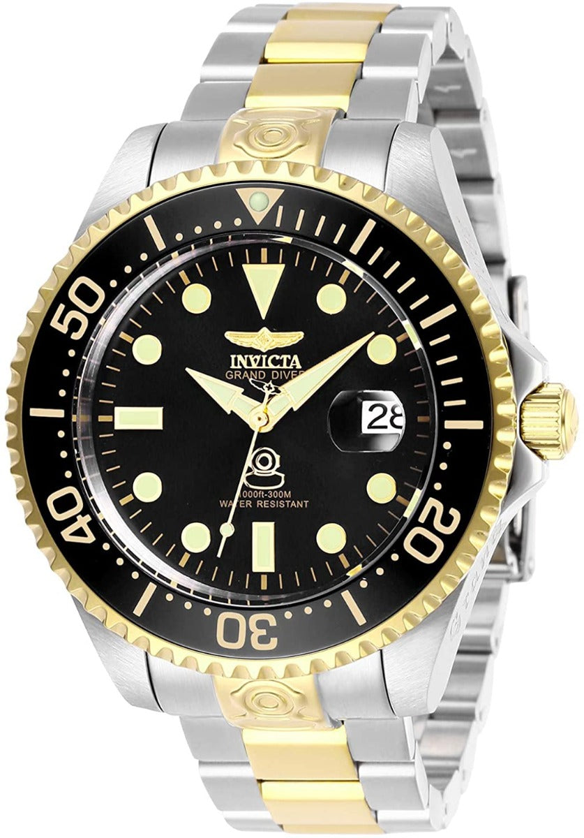 Invicta Grand Diver Men's Automatic Watch with Black Dial 27614