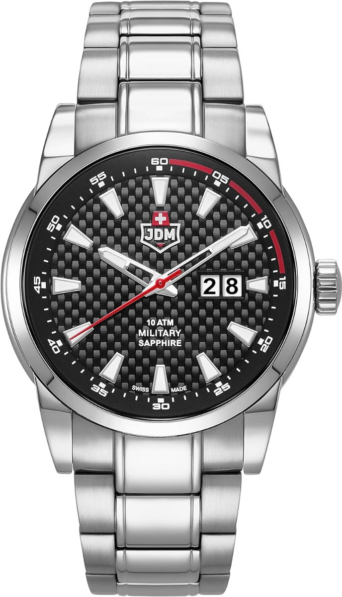JDM Military Mens Watch with Black Dial JDM-WG013-04