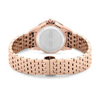 Cerruti Ladies Watch with Black MOP Dial and Rose Gold Bracelet CIWLG0008201