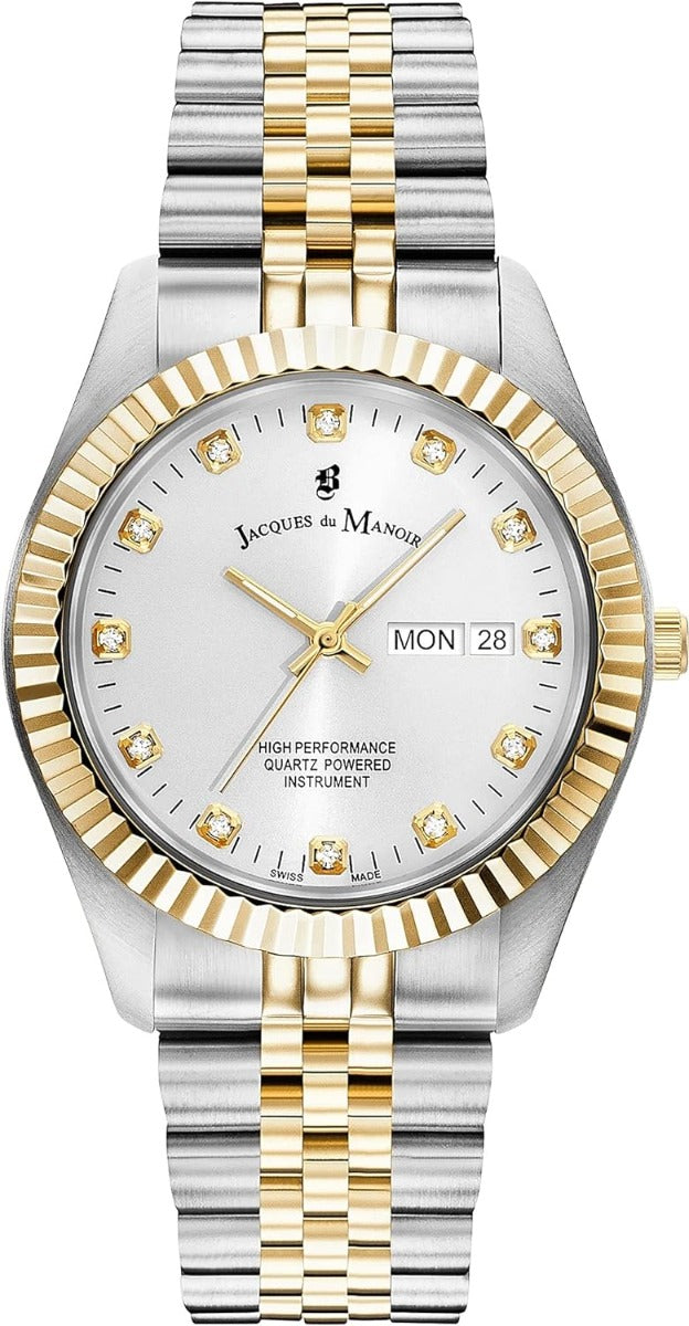 JDM Jacques Du Manoir Ladies Watch with Two Tone Bracelet JWG00303