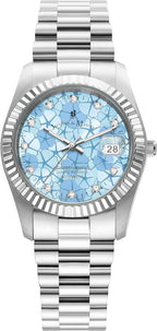 Jacques Du Manoir Inspiration Ladies Watch with Blue Dial JWL02601