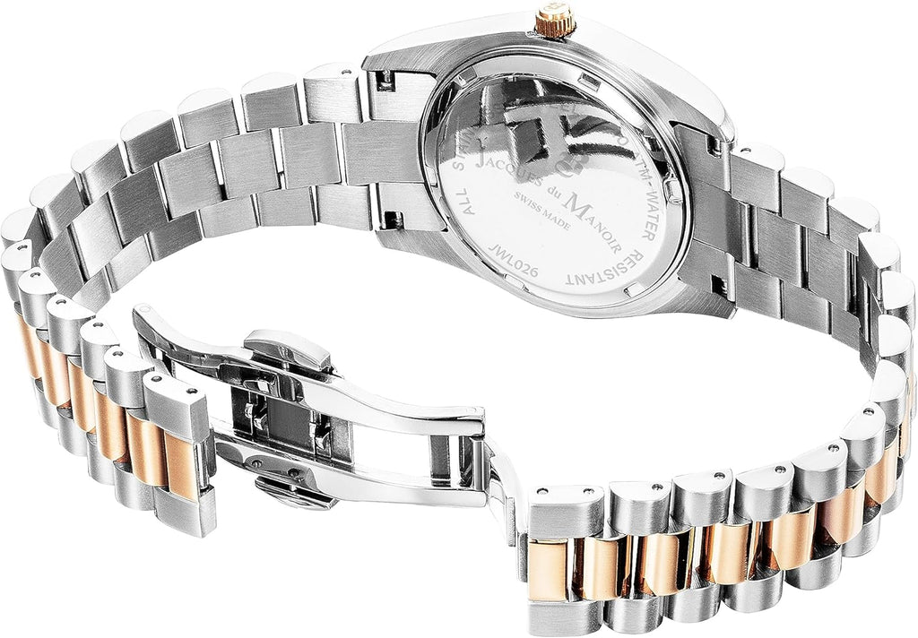 Jacques Du Manoir Inspiration Ladies Watch with Pink Dial JWL02606