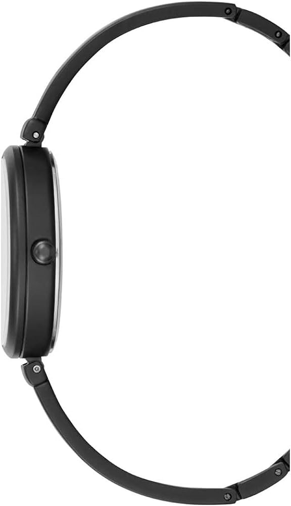 Kenneth Cole Ladies Watch with Black Dial and Black Leather Strap KC50746005
