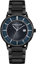 Kenneth Cole Mens Watch with Black Dial and Black Bracelet KC50784002A