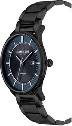 Kenneth Cole Mens Watch with Black Dial and Black Bracelet KC50784002A