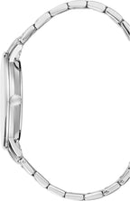 Kenneth Cole Mens Watch with Blue Dial and Silver Stainless Steel Strap KC50857003