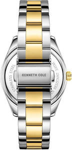 Kenneth Cole ladies Watch with Mother of Pearl Dial and Two Tone Bracelet KC51126002