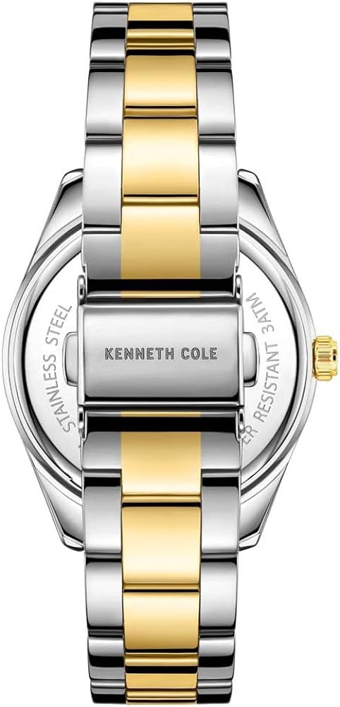 Kenneth Cole ladies Watch with Mother of Pearl Dial and Two Tone Bracelet KC51126002