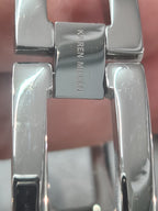 Karen Millen Ladies Watch with Silver Dial and Stainless Steel Bracelet KM121SM