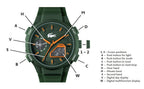 Lacoste LC33 Mens Watch with Green Dial and Green Strap 2011432