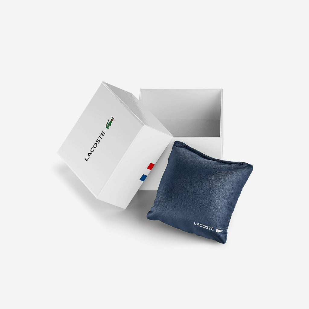 Lacoste Monceau Mens Watch with Blue Dial and Silver Strap 2011355