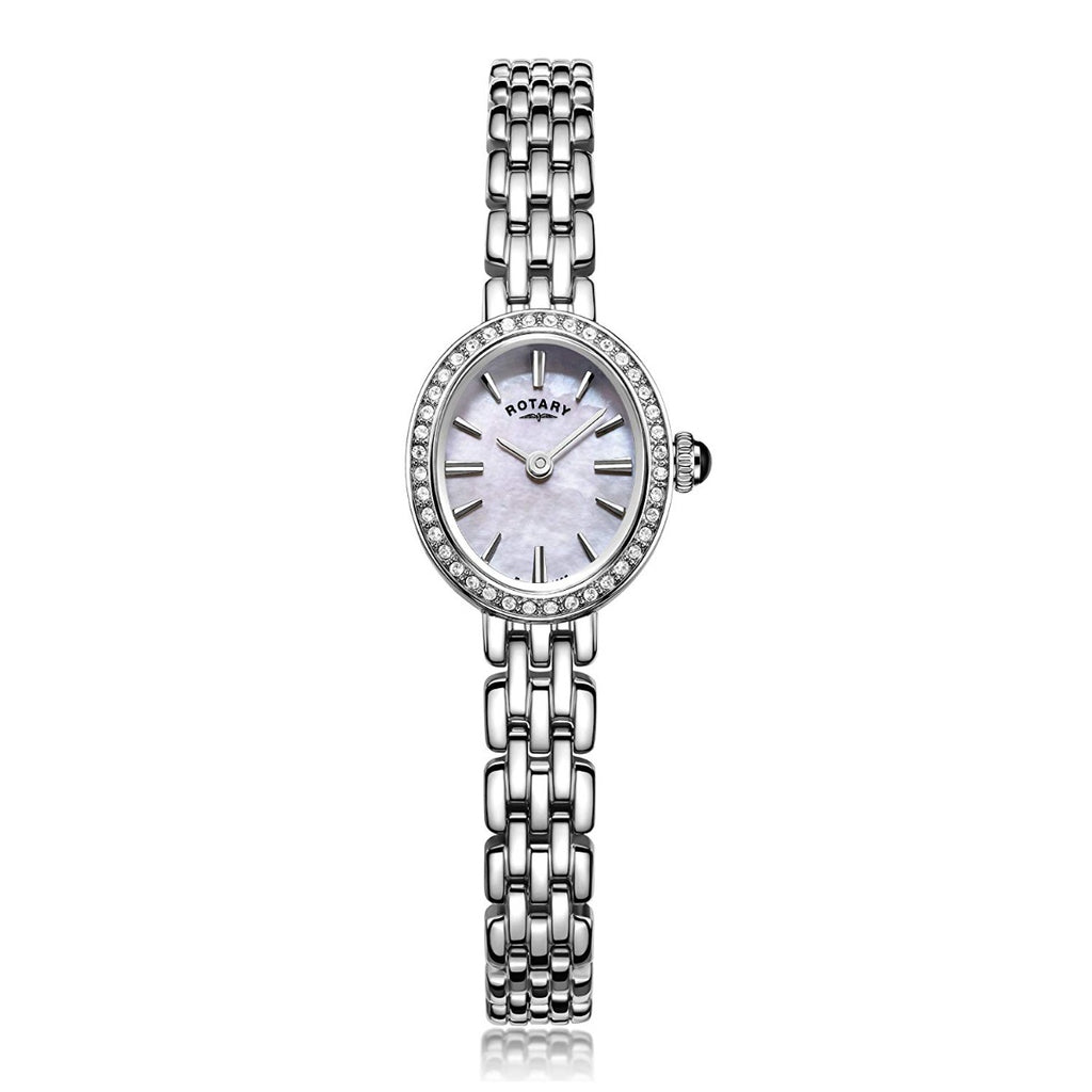 Rotary Ladies Watch with Mother of Pearl Dial and Silver Strap LB05050/07