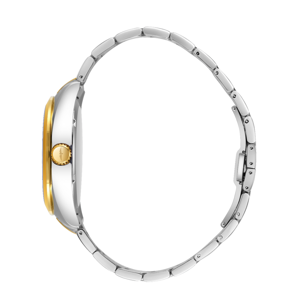Rotary Henley Ladies Watch with Mother Of Pearl Dial and Two Tone Bracelet LB05281/41