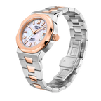 Rotary Regent Automatic Ladies Watch with Mother of Pearl Dial and Two Tone Bracelet LB05412/07