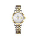 Rotary Windsor Ladies Watch with Silver Dial and Two Tone Stainless Steel Bracelet LB05421/70